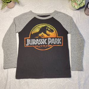 Jurassic Park Long Sleeve T-shirt Unisex Kids Size 4